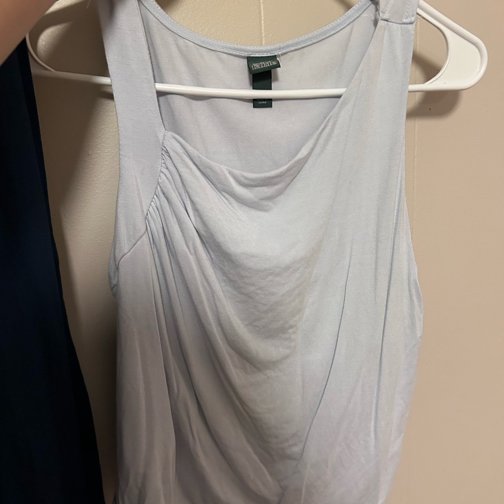 Wild Fable Light Blue Drape Blouse